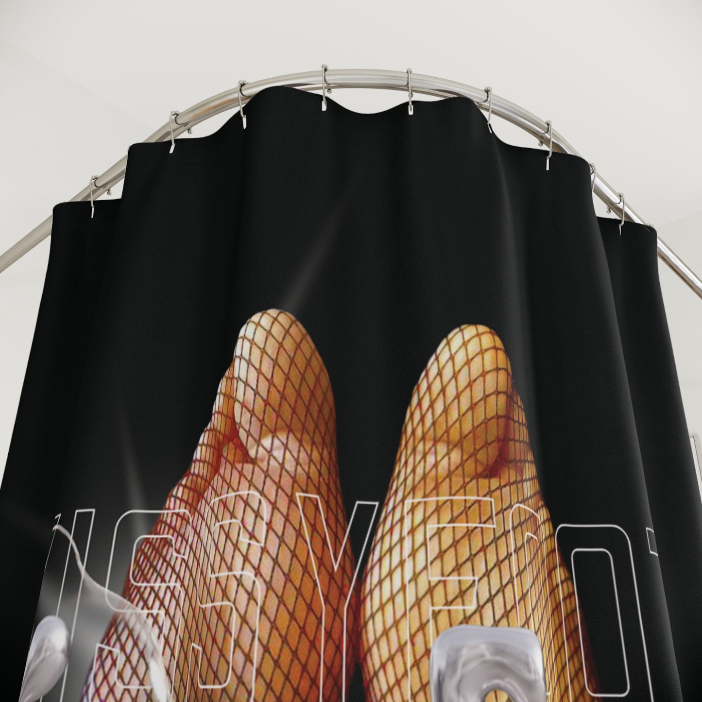 Artistry Design: The *KISSY FOOT* Shower Curtain