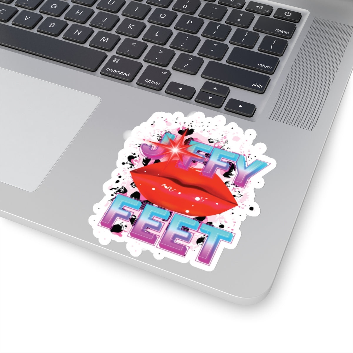 Artistic Design: The *JFFY FEET* Kiss-Cut Stickers