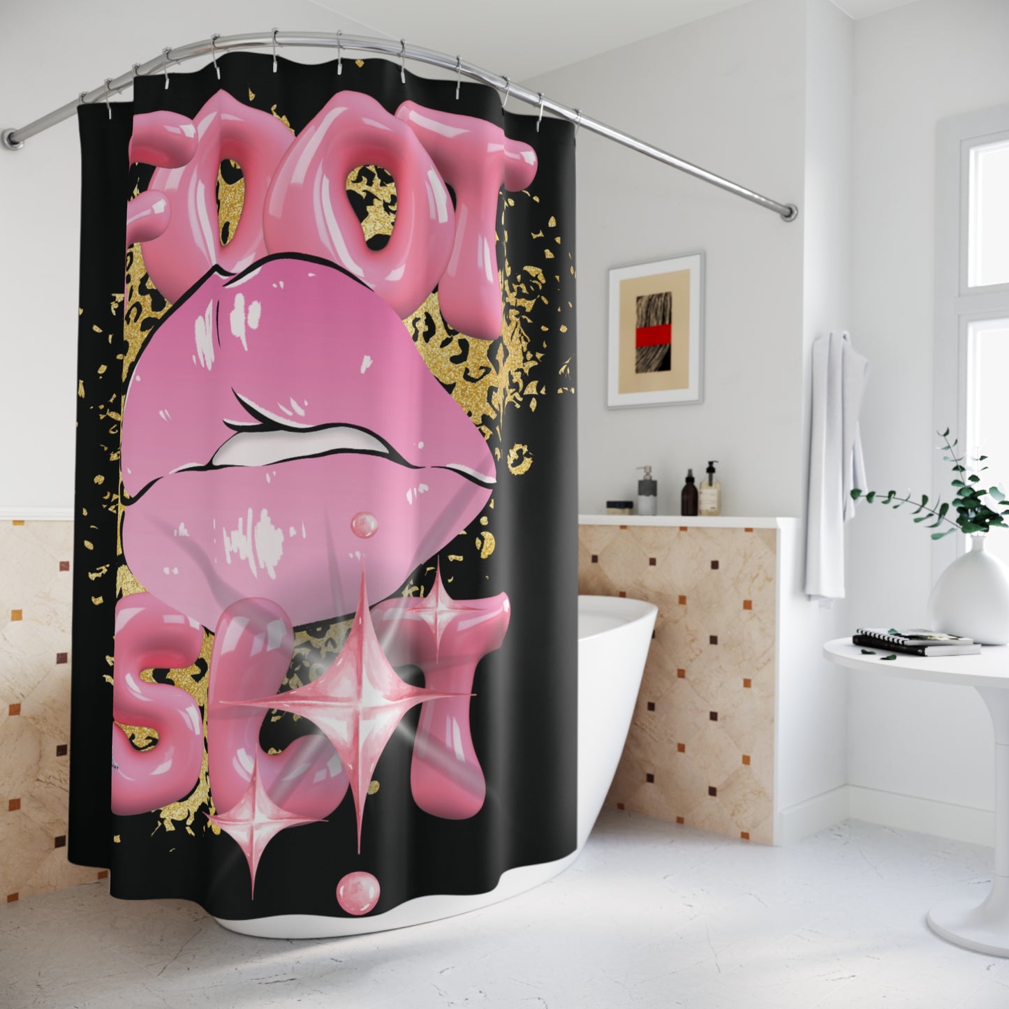 Artistry Design: The *FOOT SLT* Shower Curtain