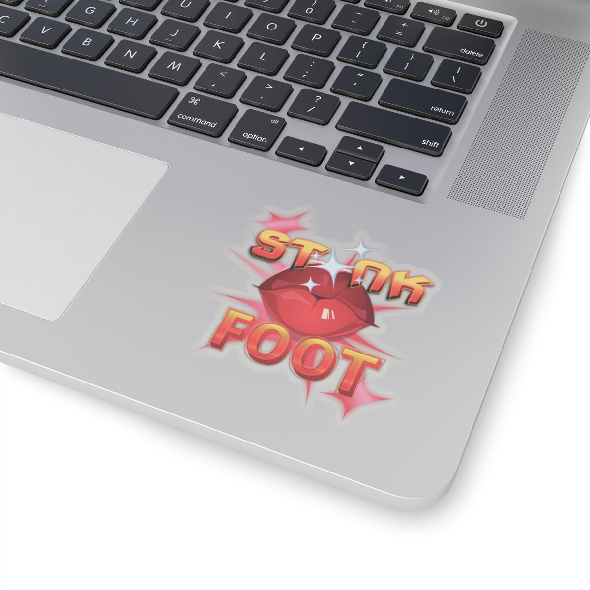 Artistic Design: The *STNK FOOT* Kiss-Cut Stickers