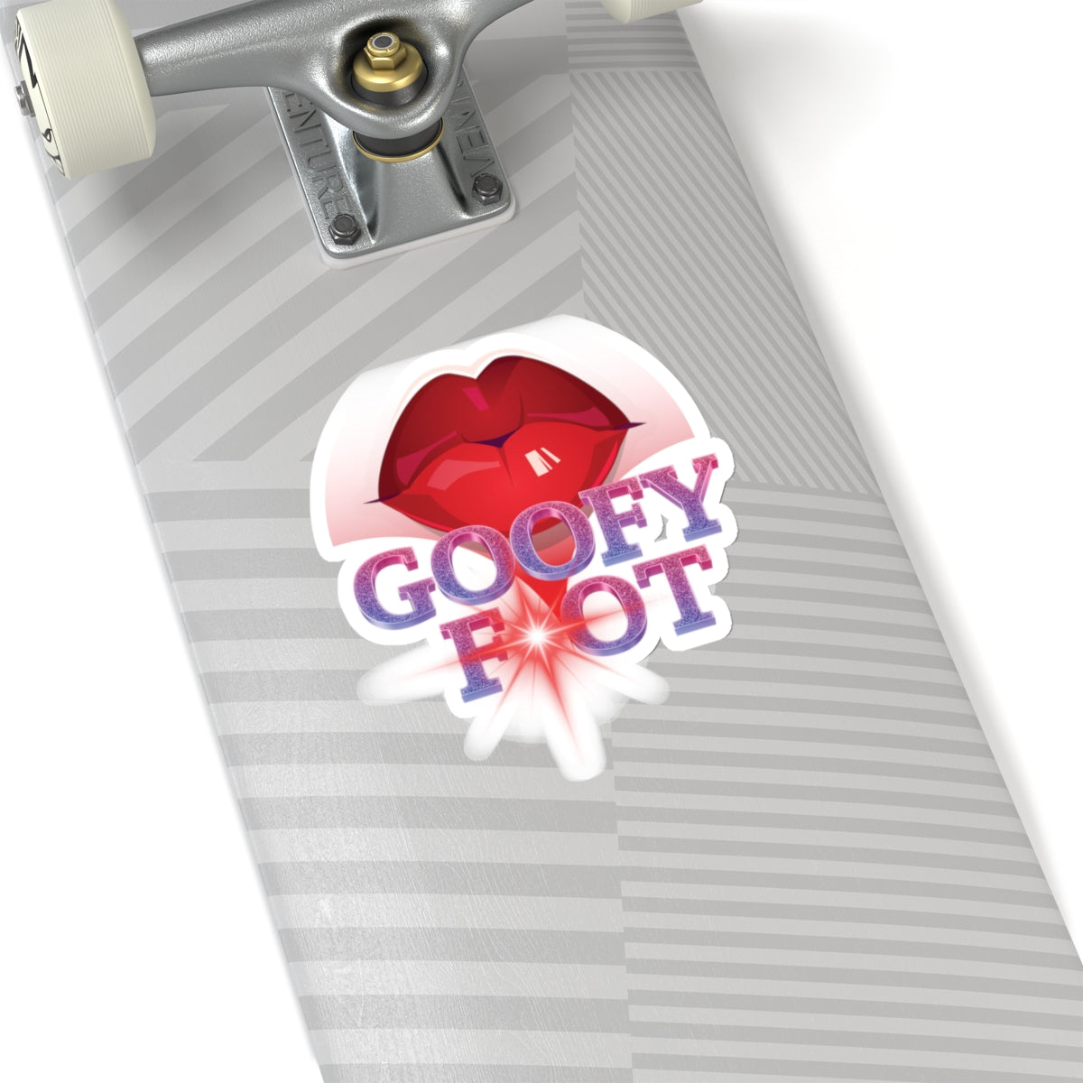 Artistic Design: The *GOOFY FOT* Kiss-Cut Stickers