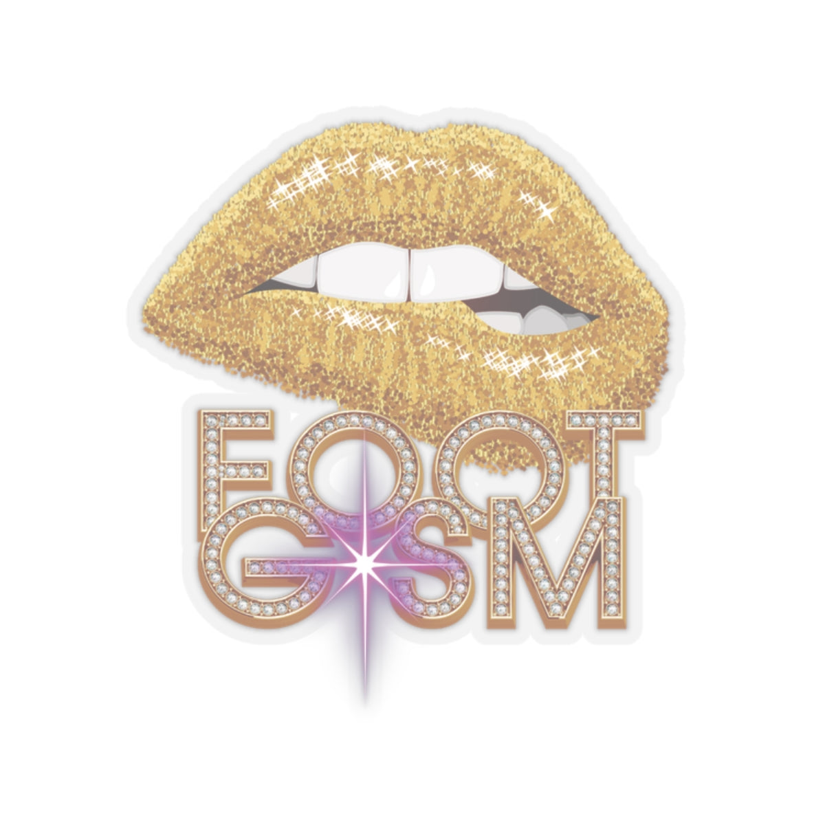 Artistic Design: The *FOOT GSM* Kiss-Cut Stickers