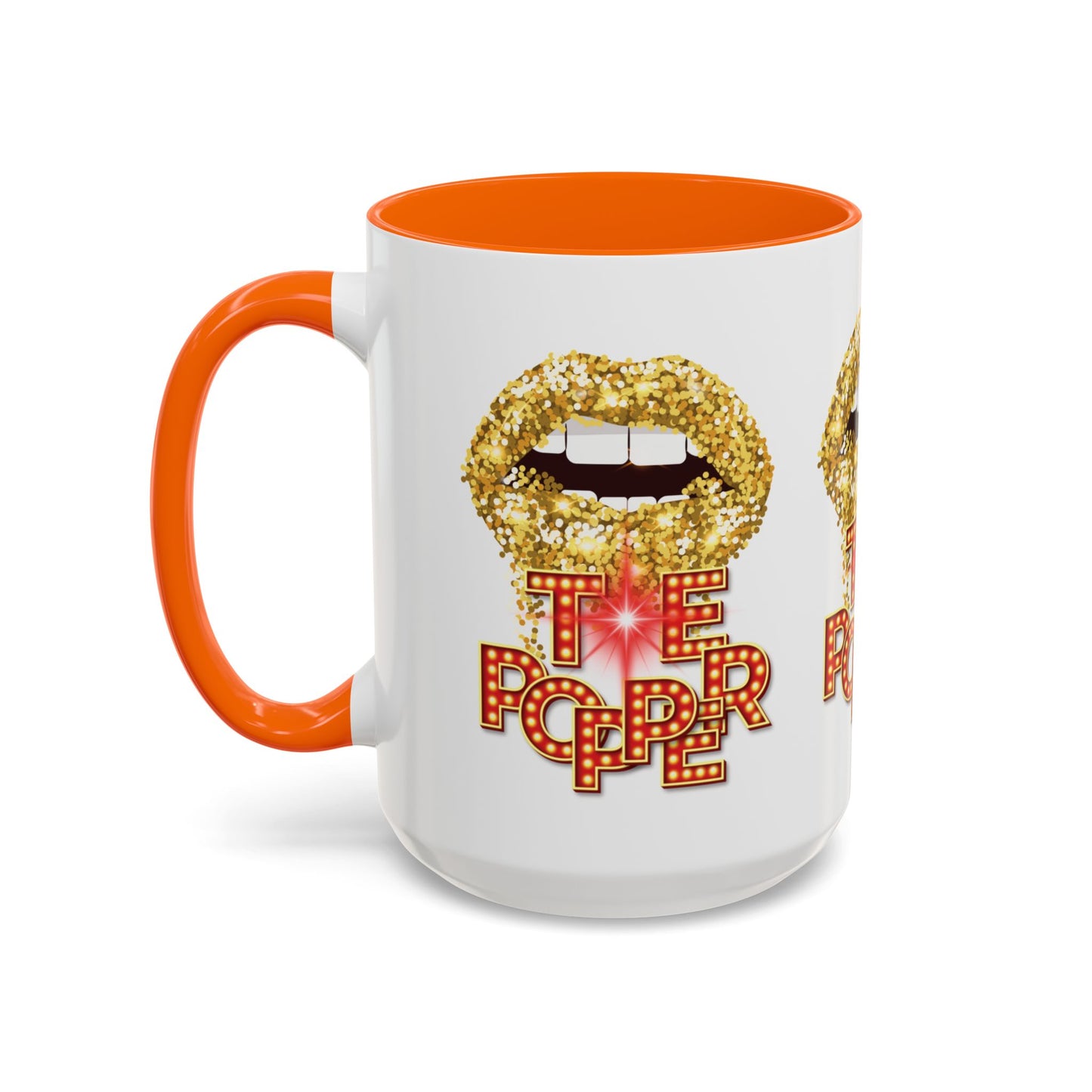 Artistic Design: The *TE POPPER* Coffee Mug (11, 15oz)