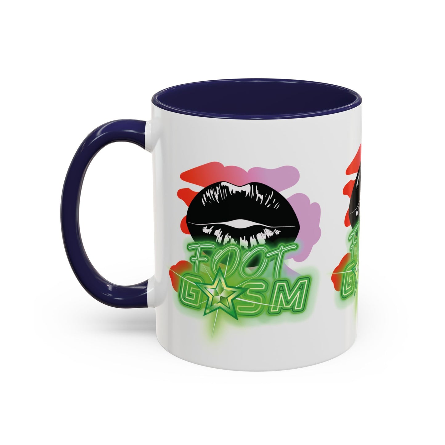 Artistic Design: The *FOOT GSM GREEN* Coffee Mug (11, 15oz)