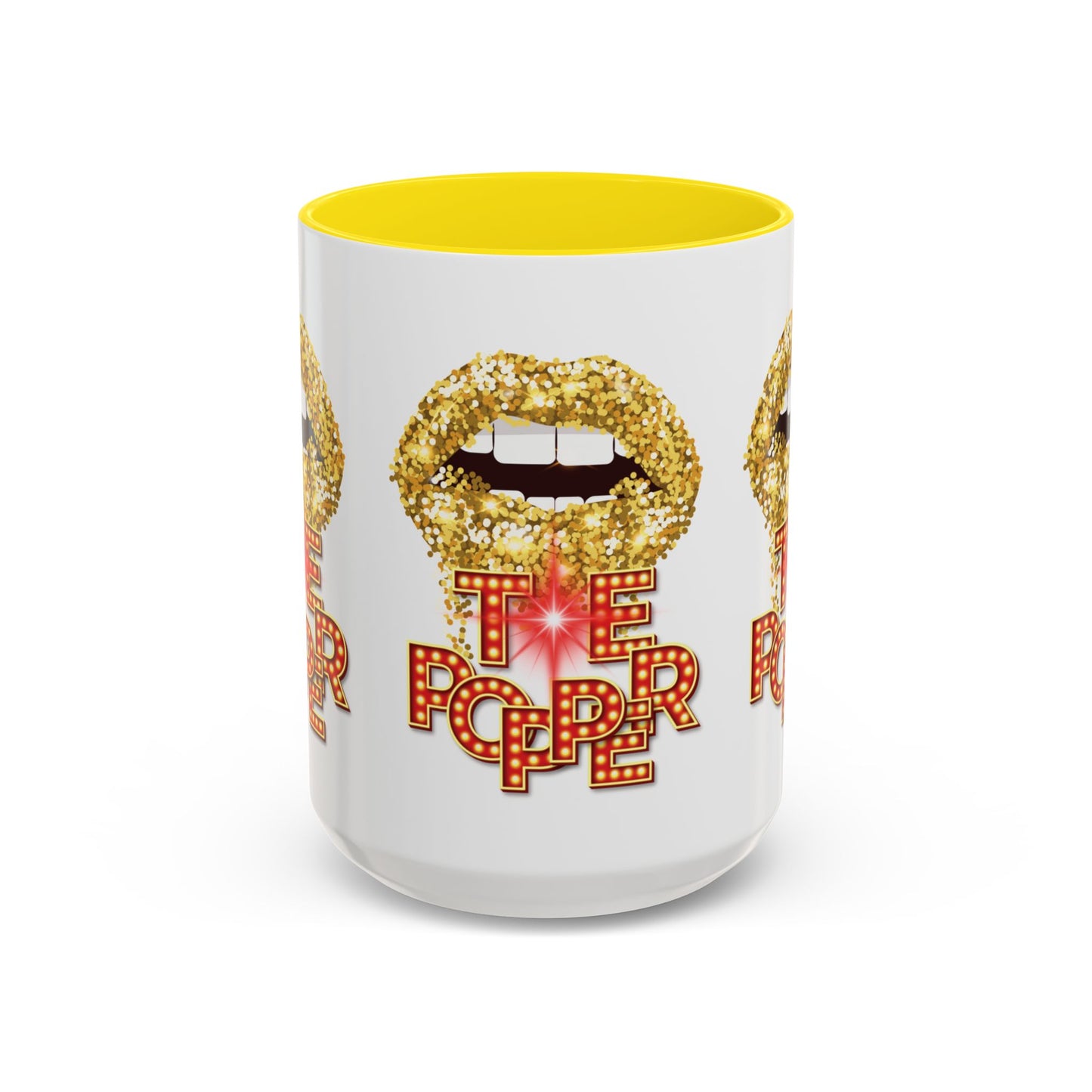 Artistic Design: The *TE POPPER* Coffee Mug (11, 15oz)