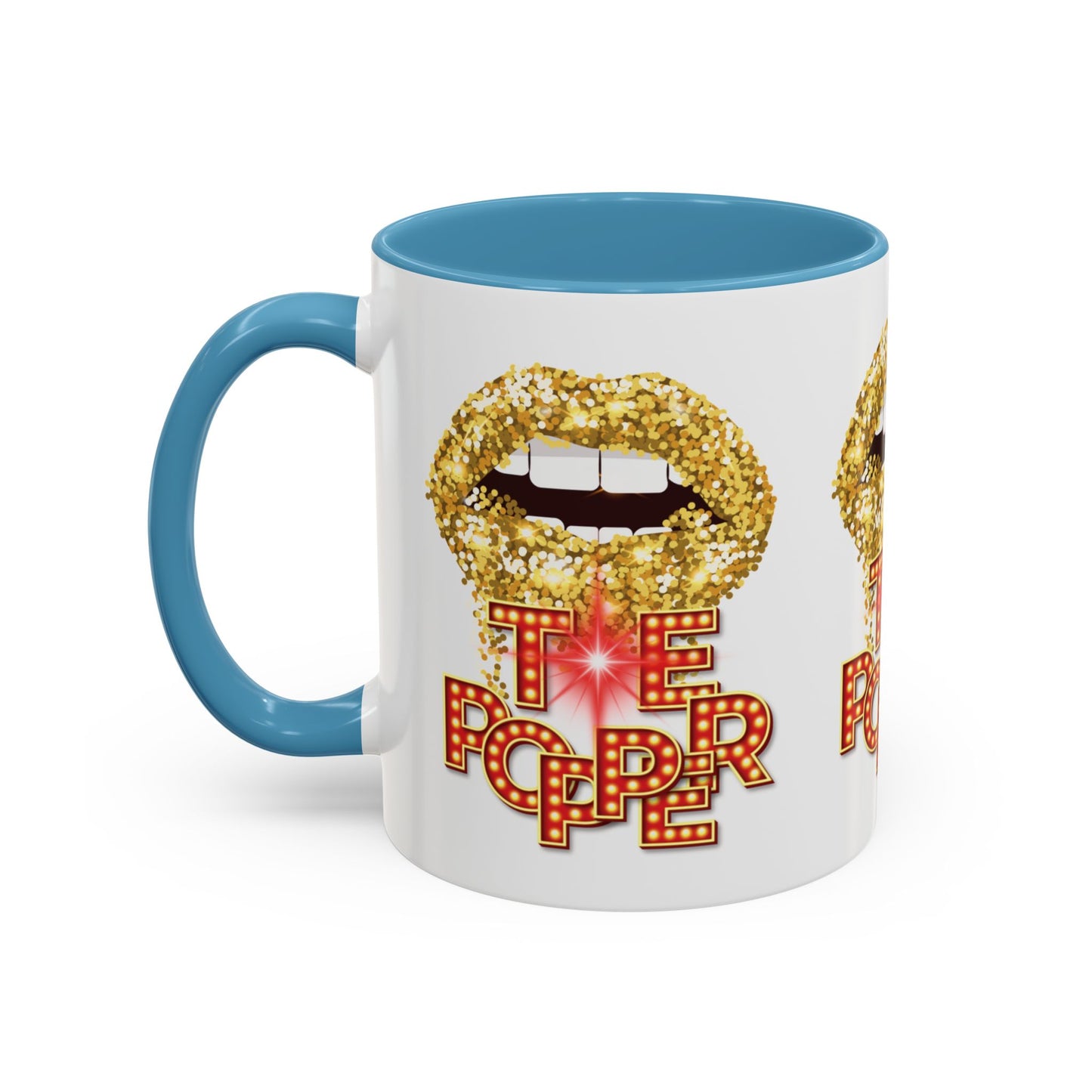 Artistic Design: The *TE POPPER* Coffee Mug (11, 15oz)