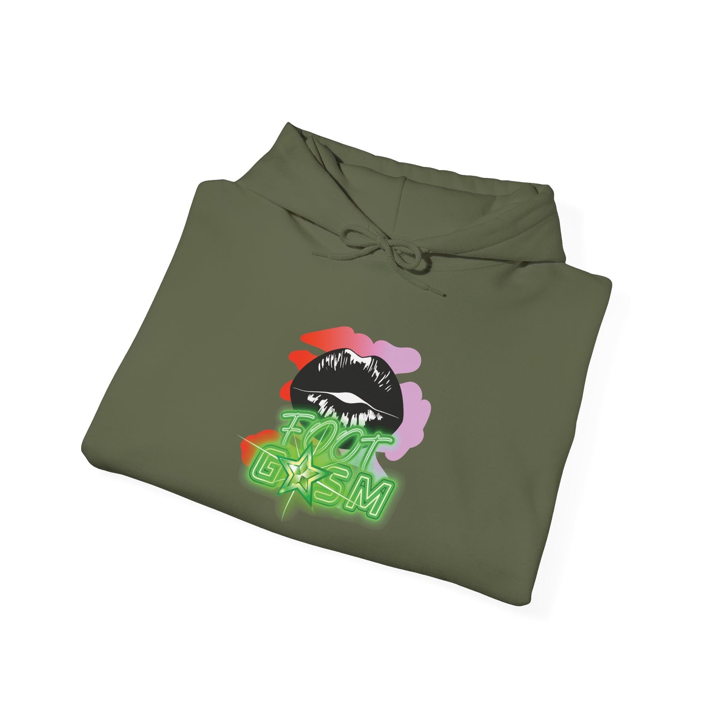 Artistry Comfort: The *FOOT GSM GREEN* Hoodie