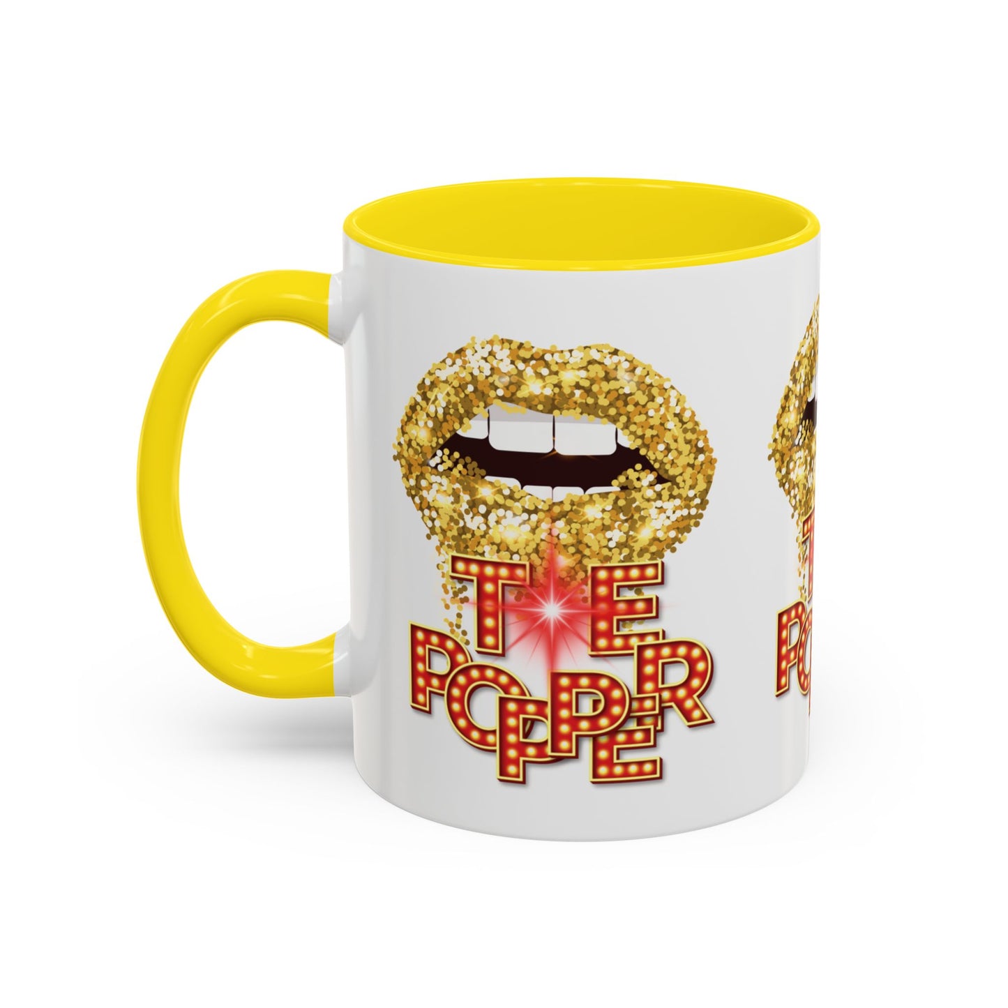 Artistic Design: The *TE POPPER* Coffee Mug (11, 15oz)