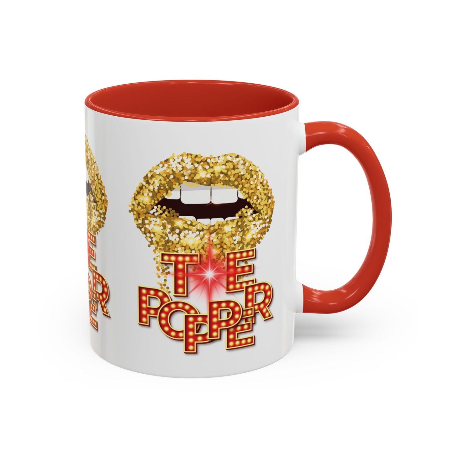 Artistic Design: The *TE POPPER* Coffee Mug (11, 15oz)