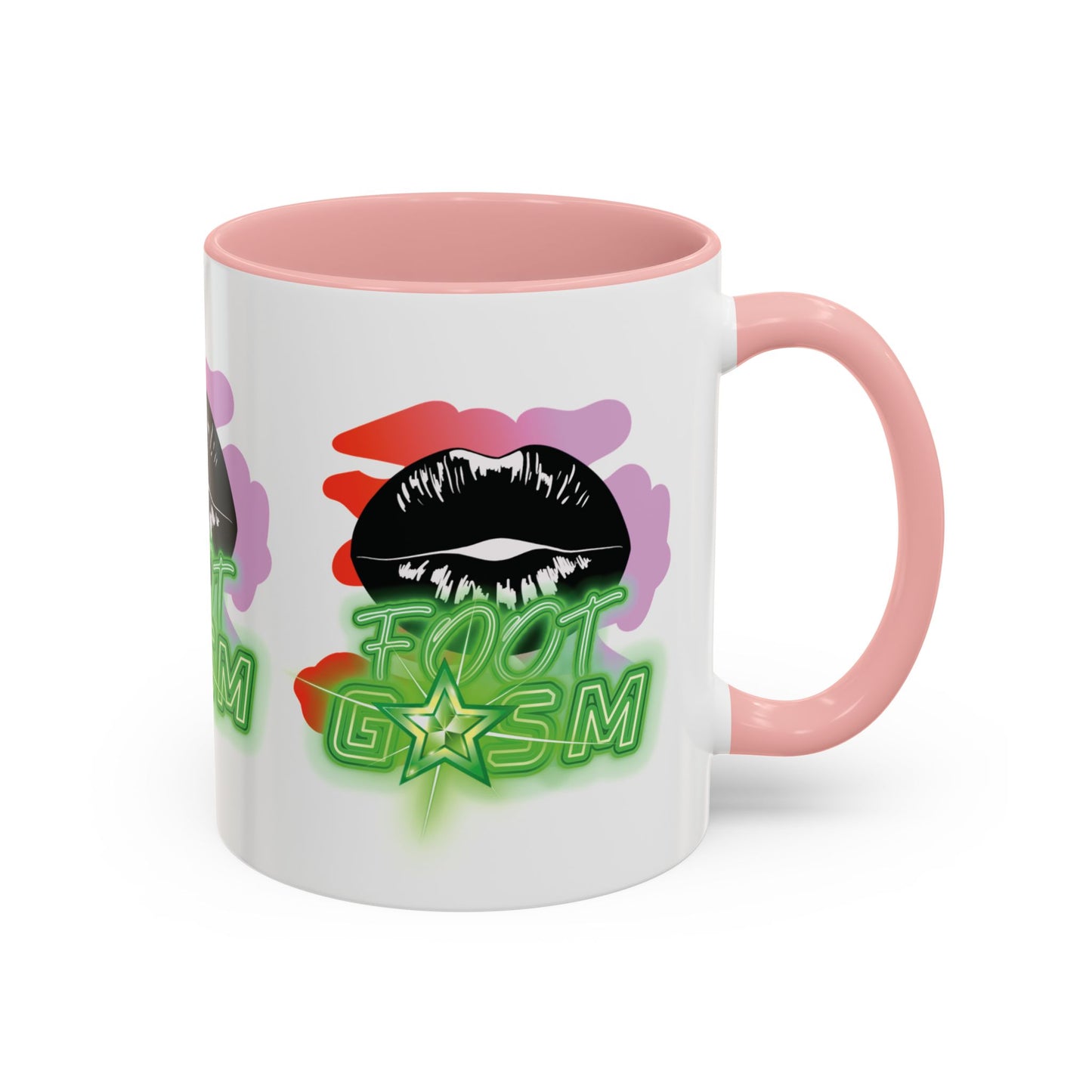 Artistic Design: The *FOOT GSM GREEN* Coffee Mug (11, 15oz)