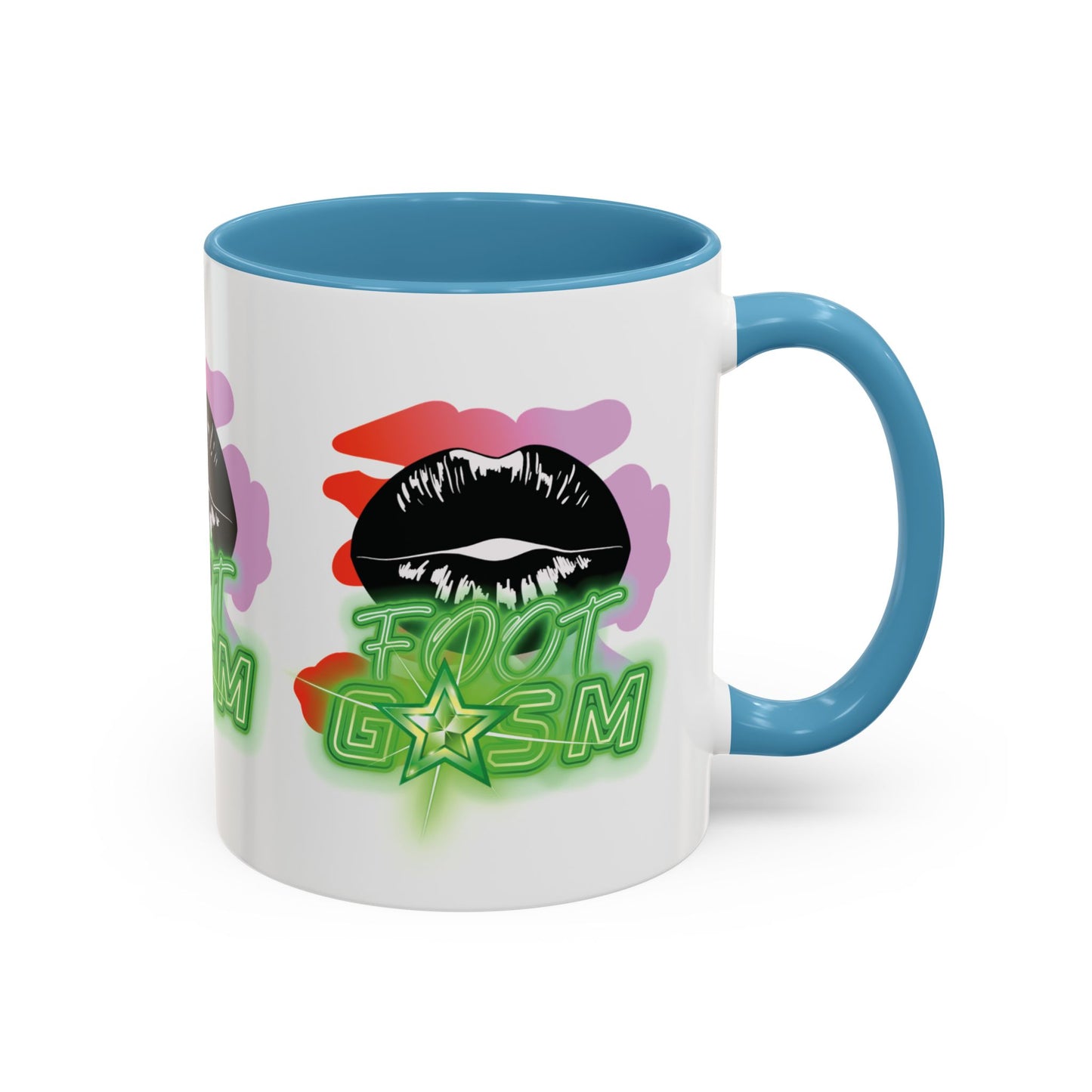 Artistic Design: The *FOOT GSM GREEN* Coffee Mug (11, 15oz)