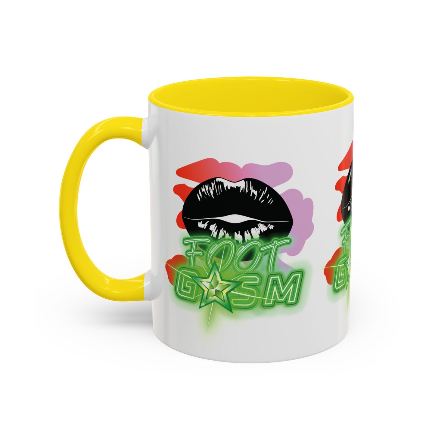 Artistic Design: The *FOOT GSM GREEN* Coffee Mug (11, 15oz)