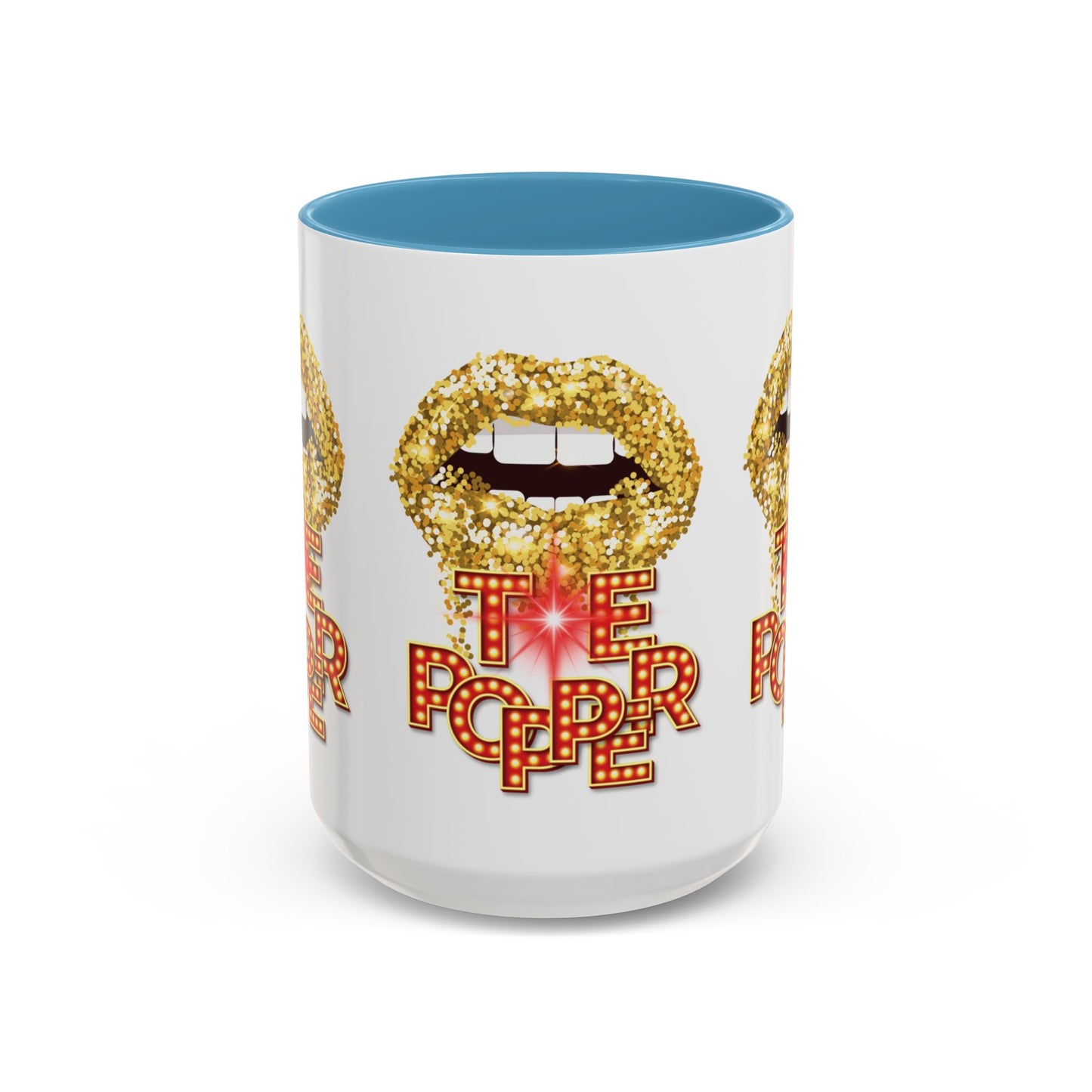 Artistic Design: The *TE POPPER* Coffee Mug (11, 15oz)