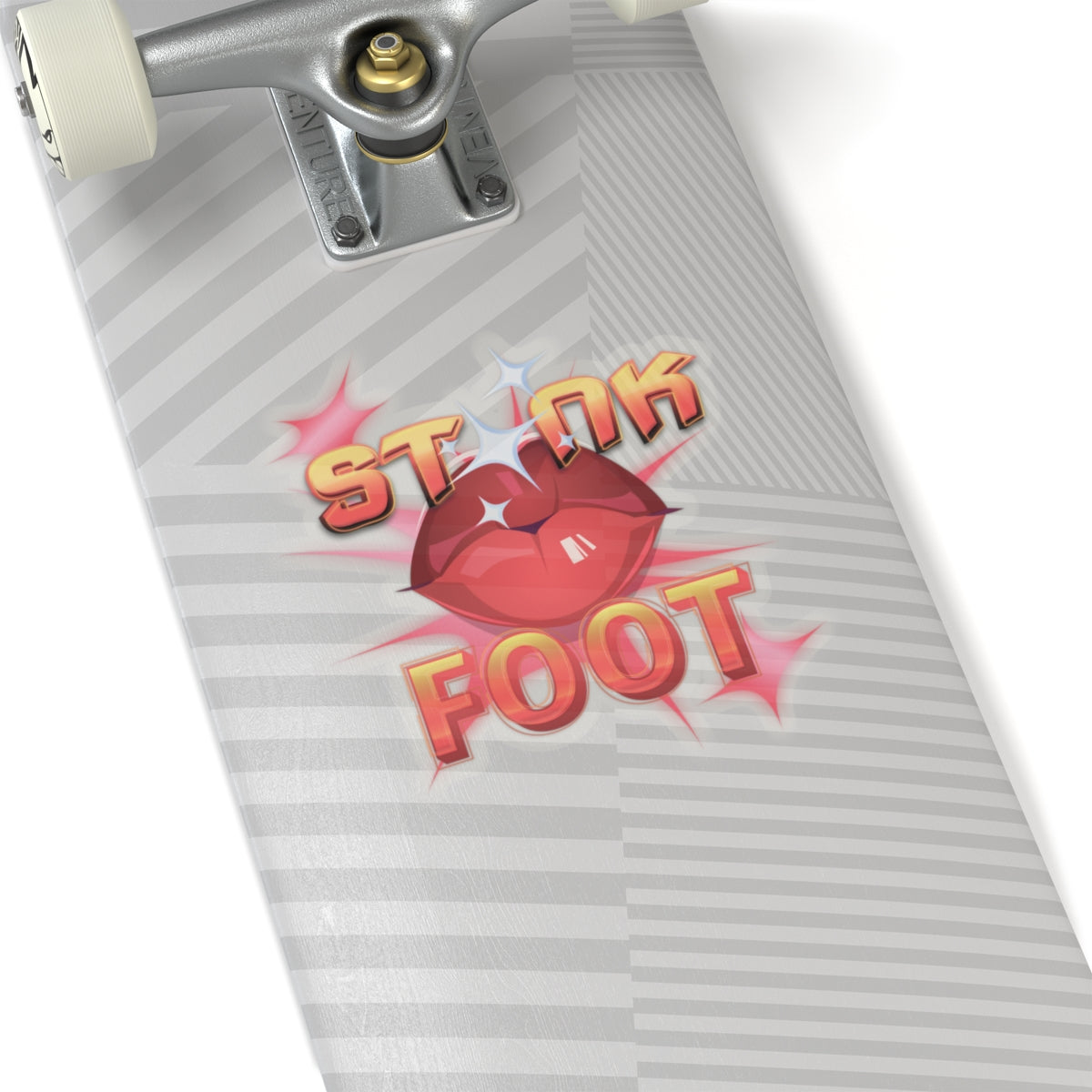 Artistic Design: The *STNK FOOT* Kiss-Cut Stickers