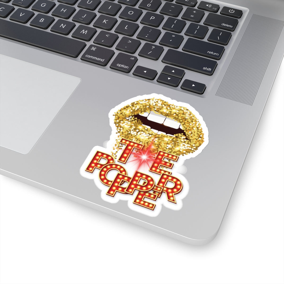 Artistic Design: The *TE POPPER* Kiss-Cut Stickers