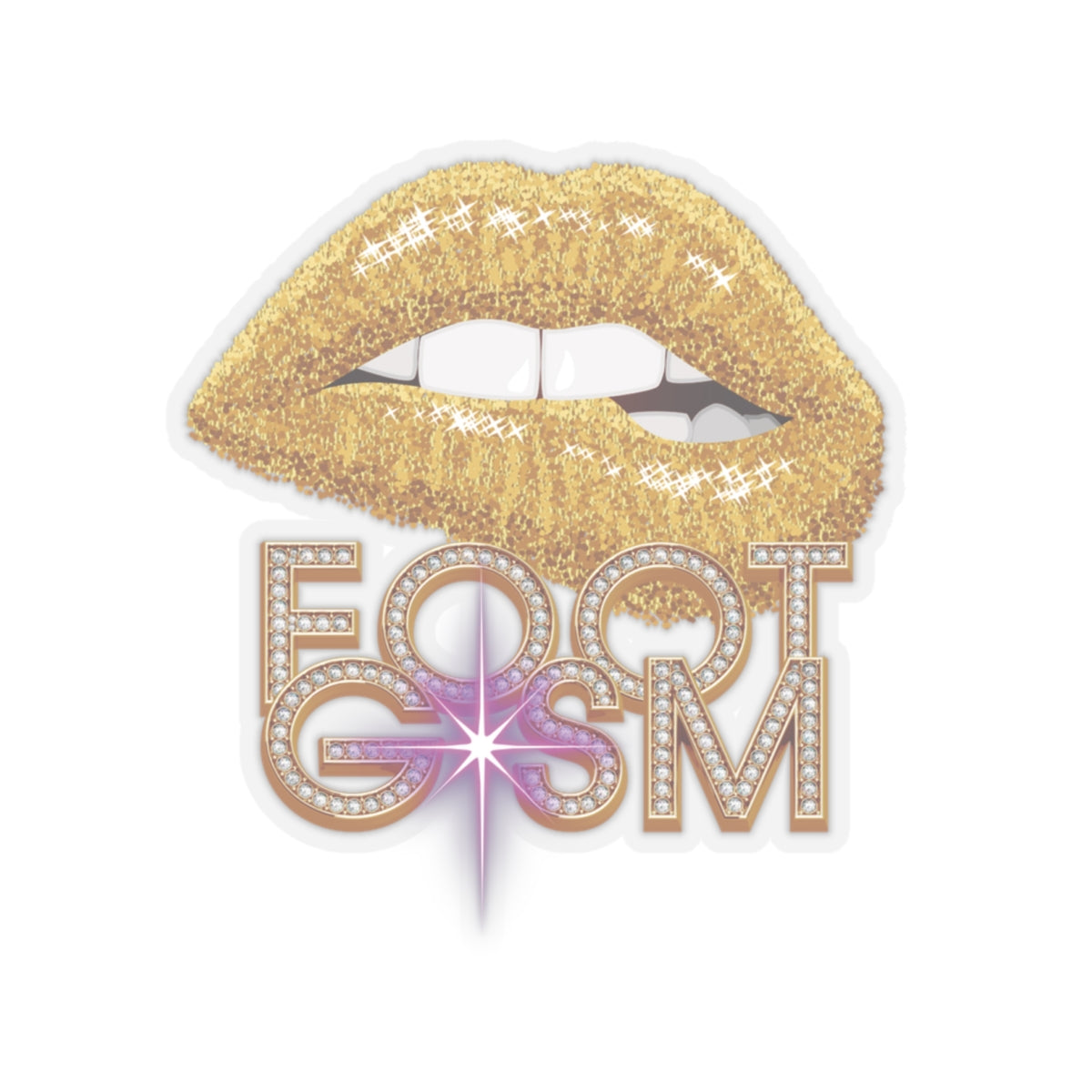 Artistic Design: The *FOOT GSM* Kiss-Cut Stickers