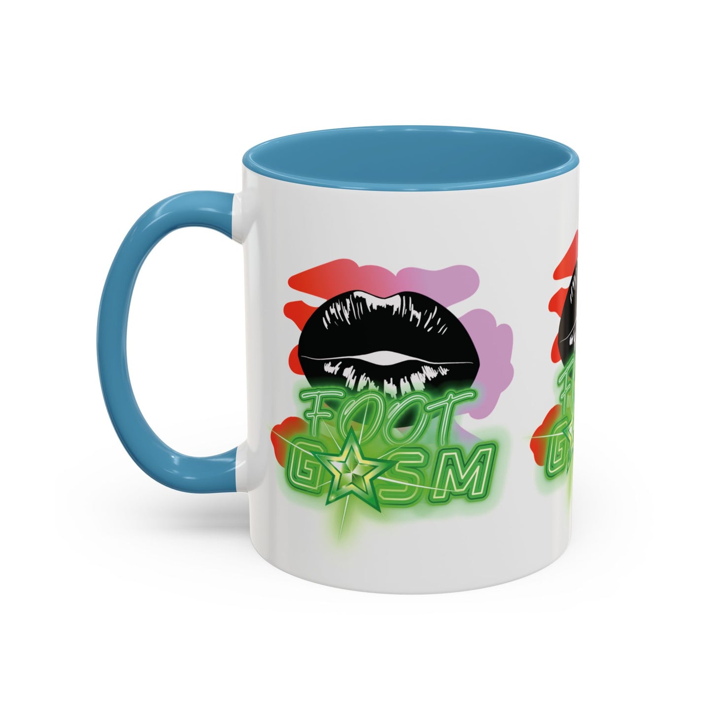 Artistic Design: The *FOOT GSM GREEN* Coffee Mug (11, 15oz)