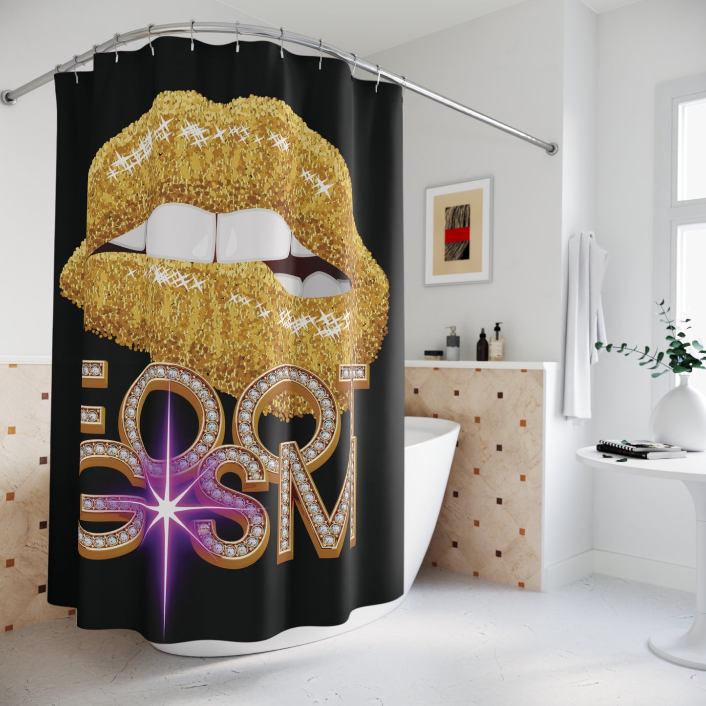 Artistry Design: The *FOOT GSM* Shower Curtain