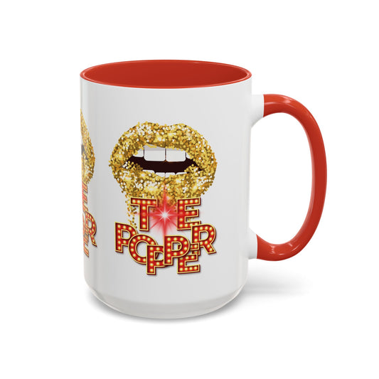 Artistic Design: The *TE POPPER* Coffee Mug (11, 15oz)