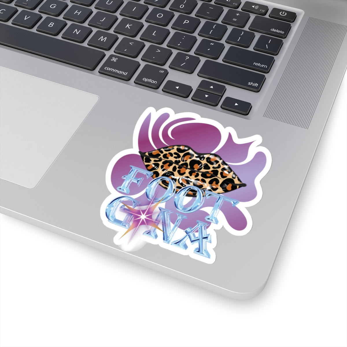 Artistic Design: The *FOOT GNA* Kiss-Cut Stickers