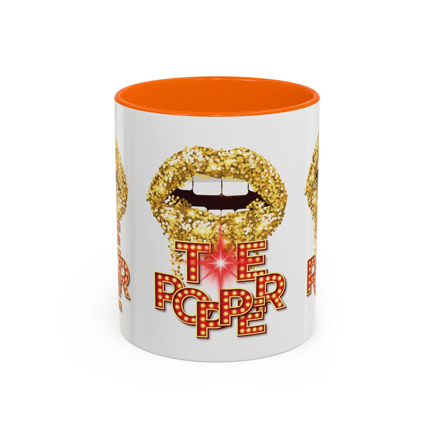 Artistic Design: The *TE POPPER* Coffee Mug (11, 15oz)