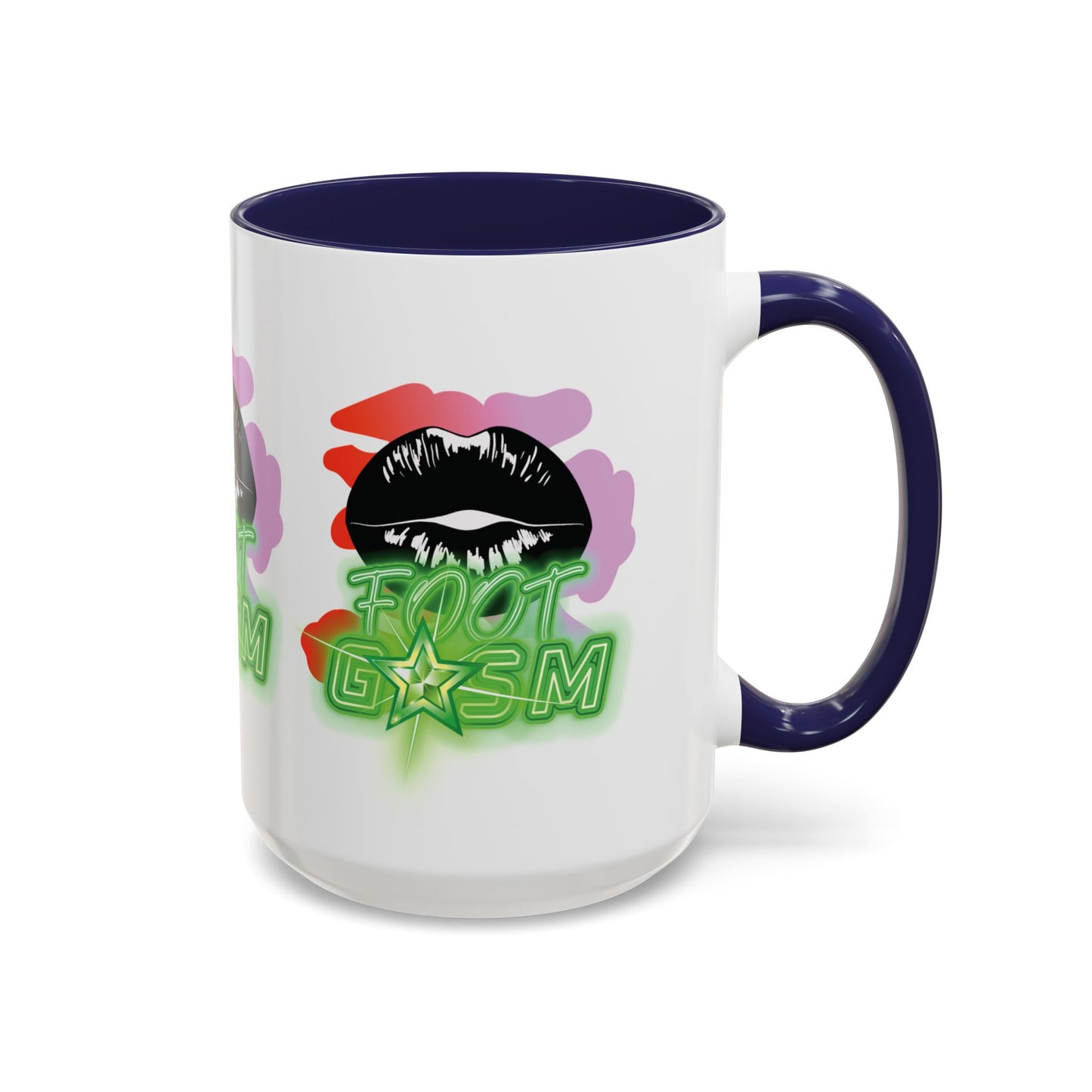 Artistic Design: The *FOOT GSM GREEN* Coffee Mug (11, 15oz)