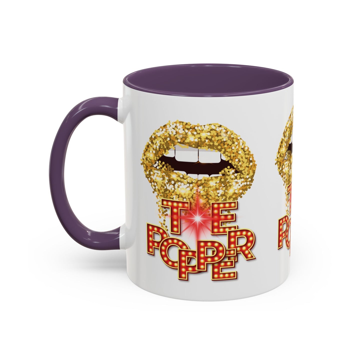 Artistic Design: The *TE POPPER* Coffee Mug (11, 15oz)