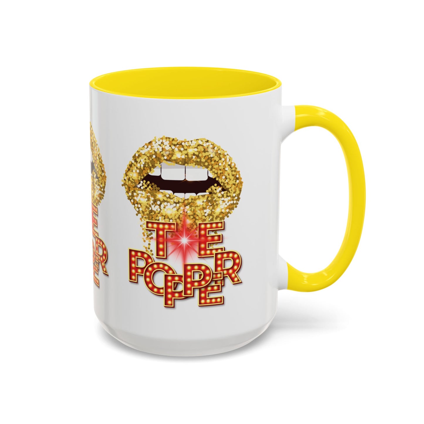 Artistic Design: The *TE POPPER* Coffee Mug (11, 15oz)