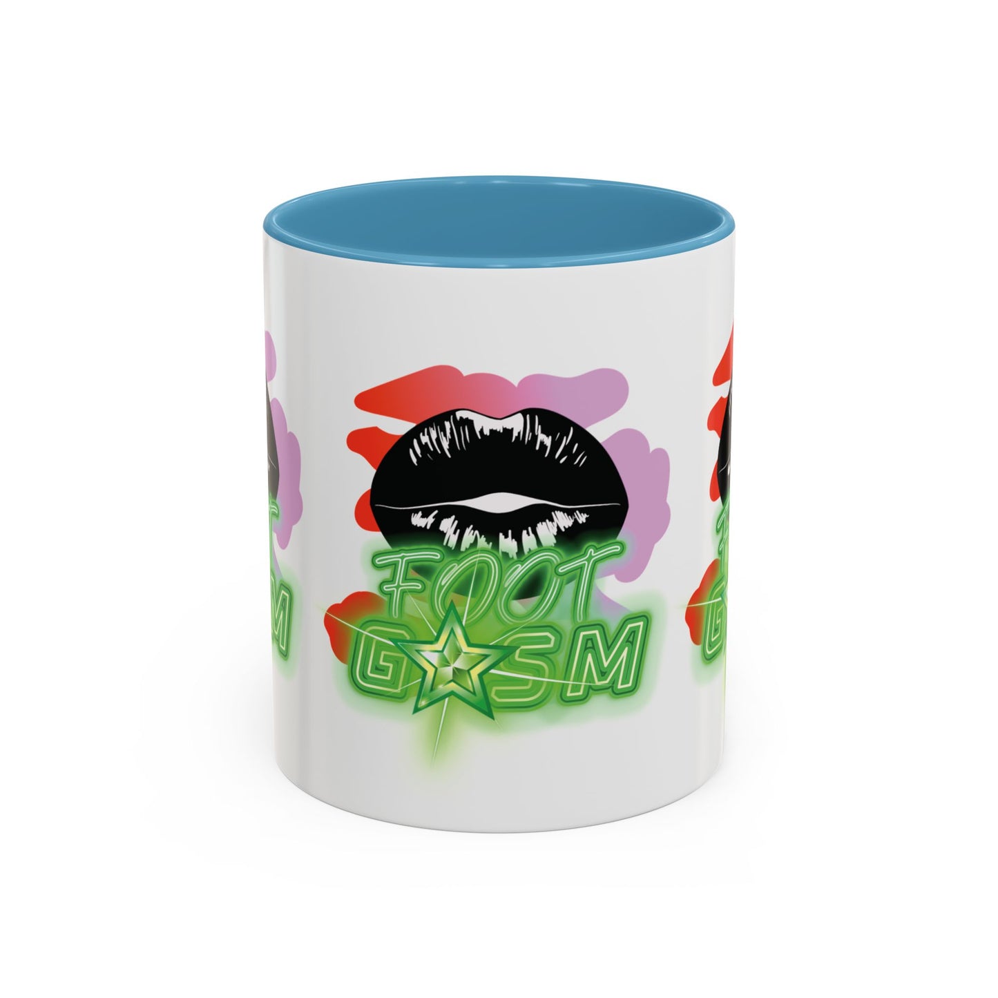 Artistic Design: The *FOOT GSM GREEN* Coffee Mug (11, 15oz)