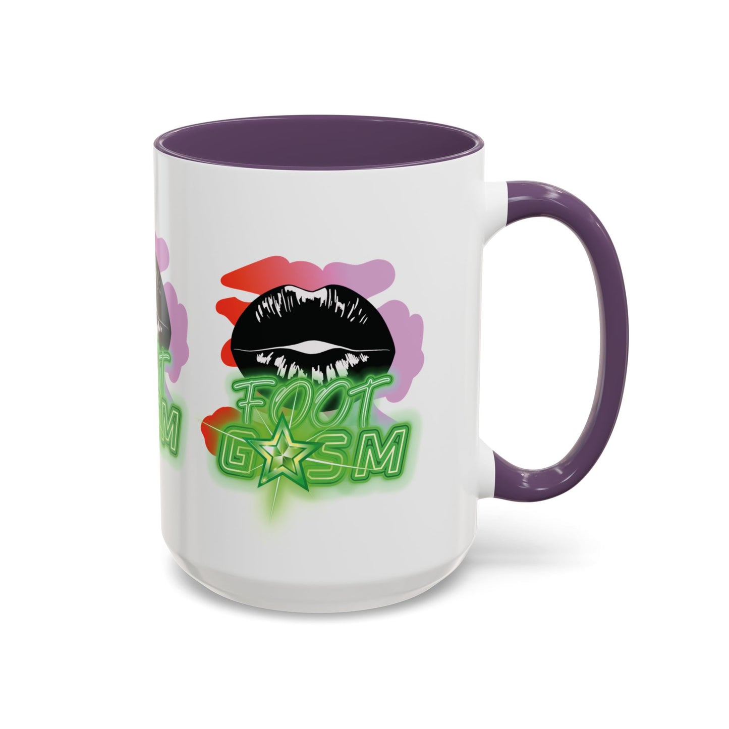 Artistic Design: The *FOOT GSM GREEN* Coffee Mug (11, 15oz)