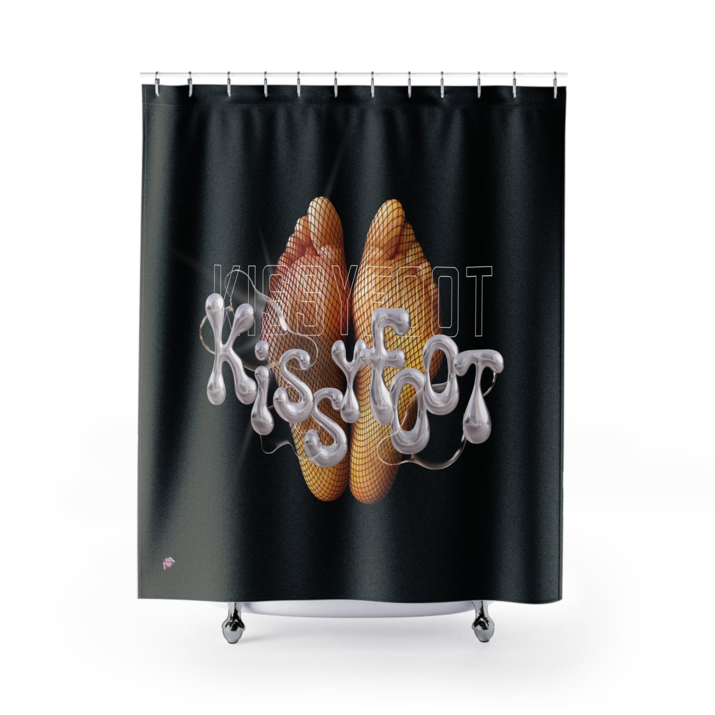 Artistry Design: The *KISSY FOOT* Shower Curtain