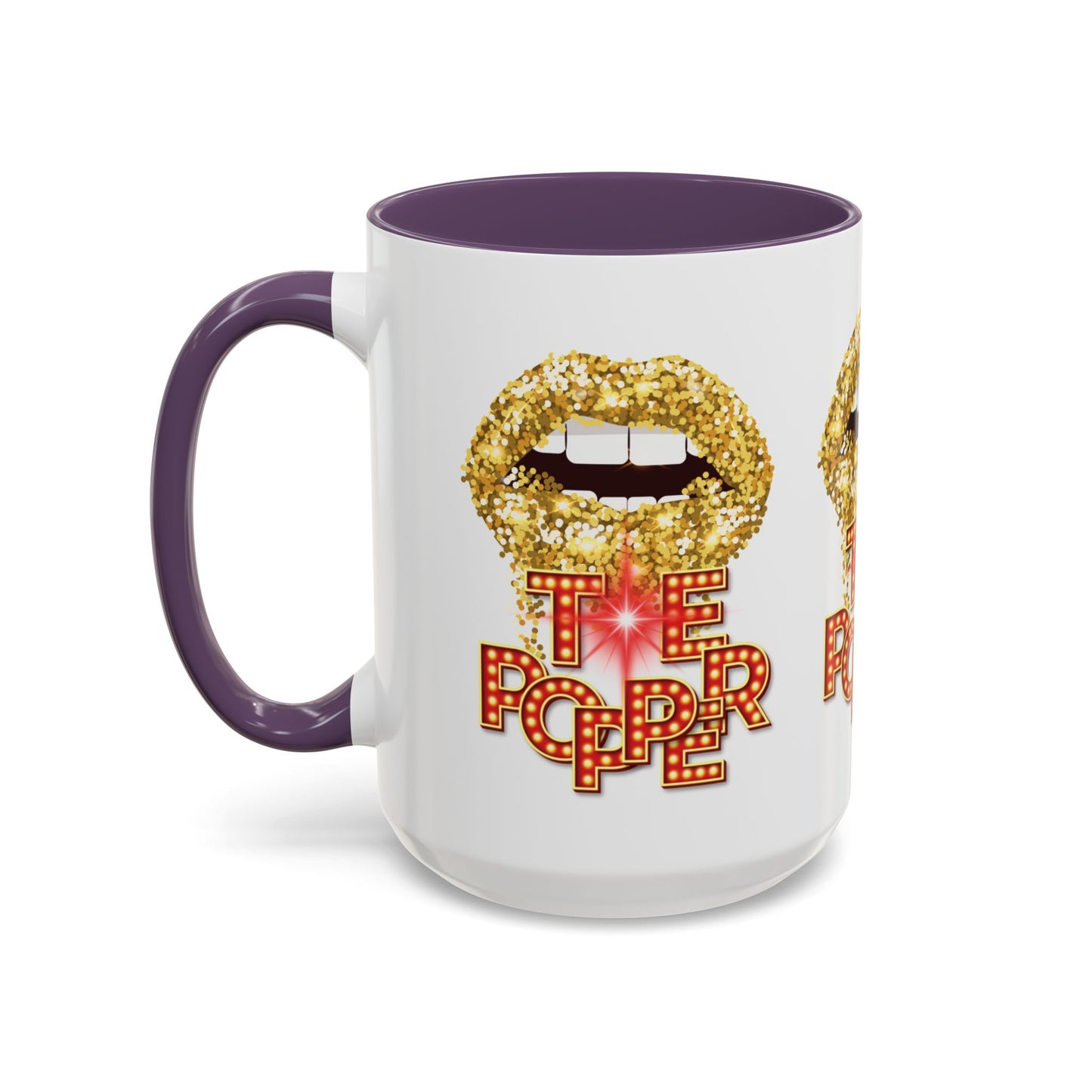 Artistic Design: The *TE POPPER* Coffee Mug (11, 15oz)