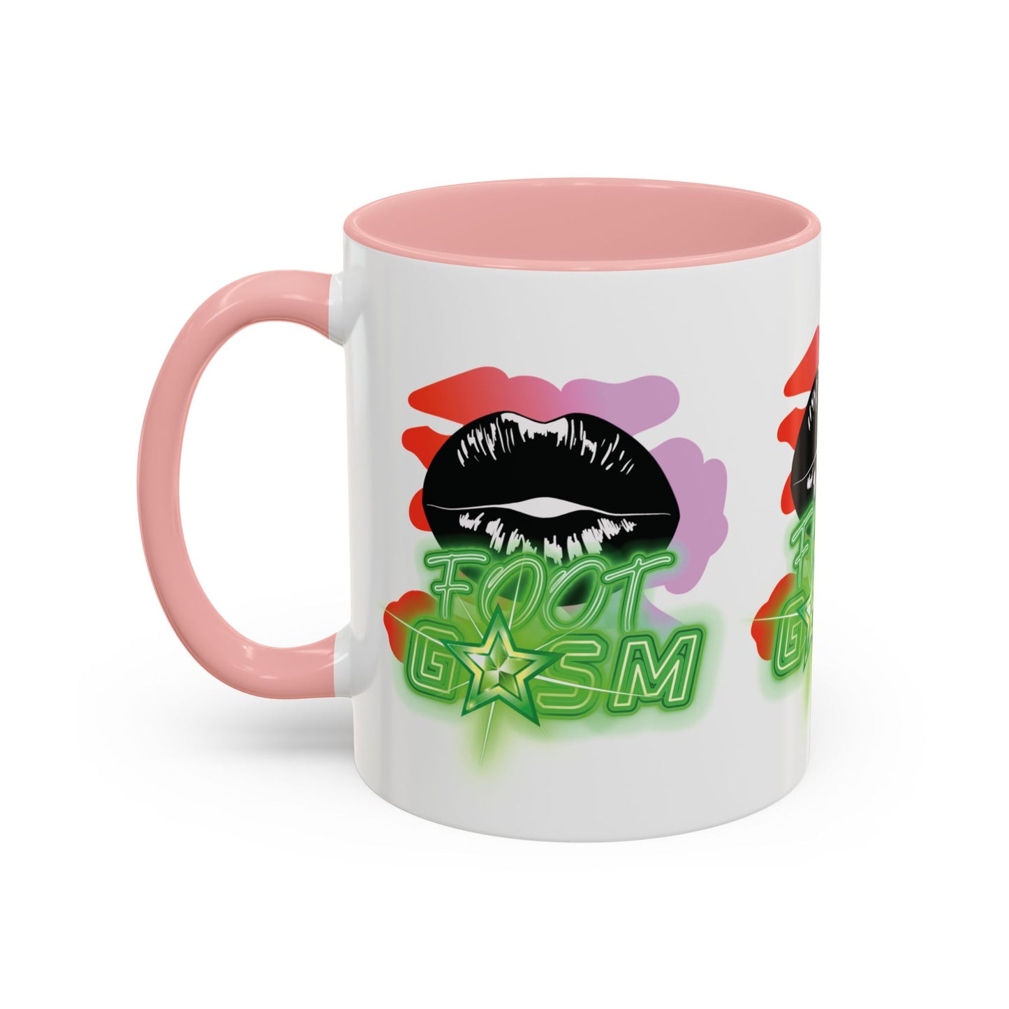 Artistic Design: The *FOOT GSM GREEN* Coffee Mug (11, 15oz)