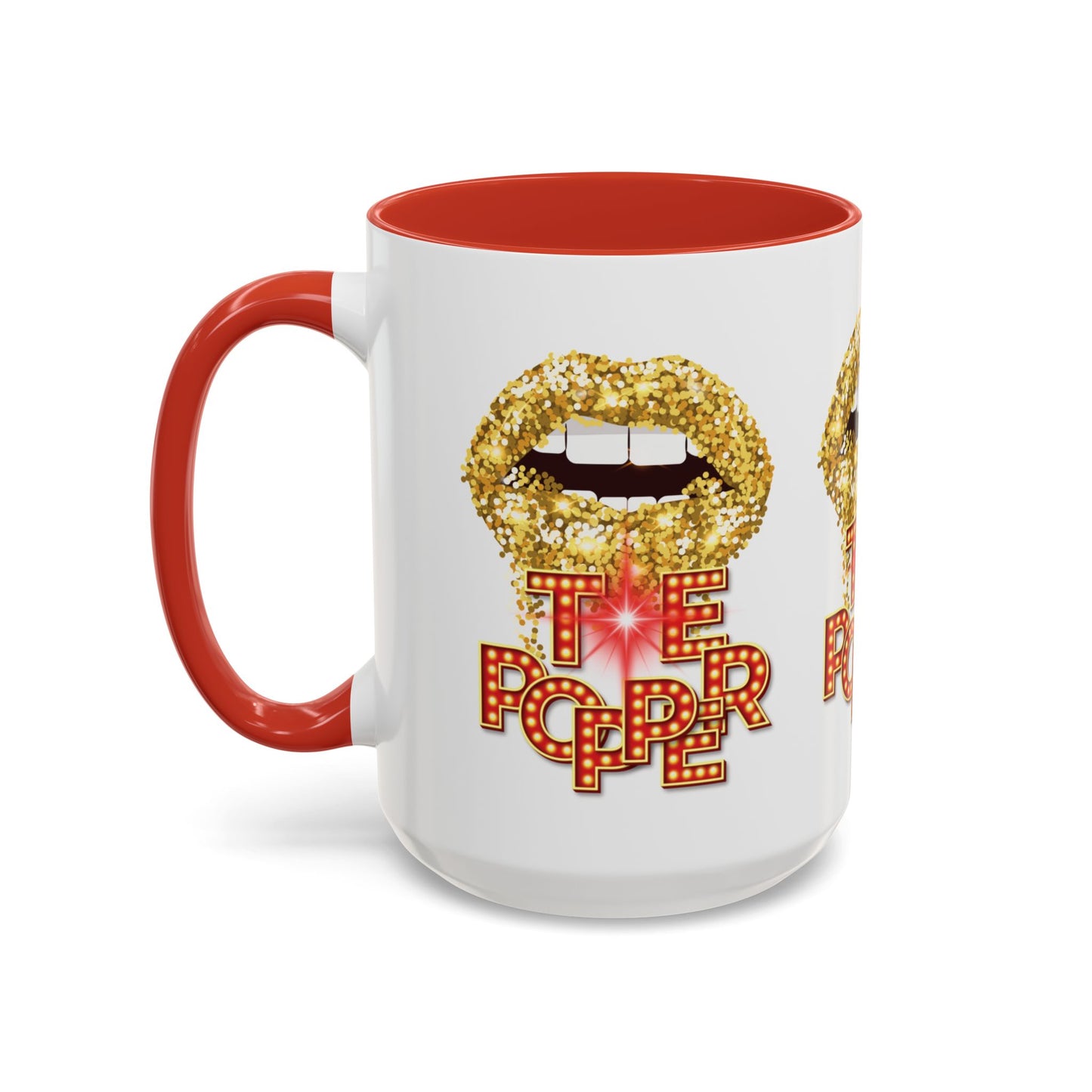 Artistic Design: The *TE POPPER* Coffee Mug (11, 15oz)