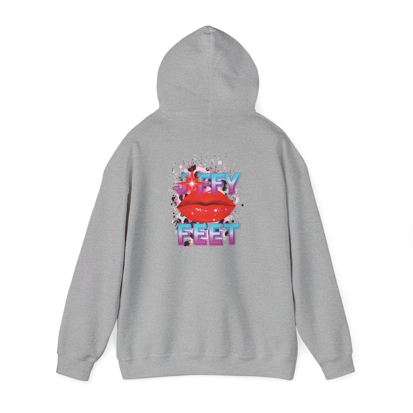 Artistry Comfort: The *JFFY FEET* Hoodie