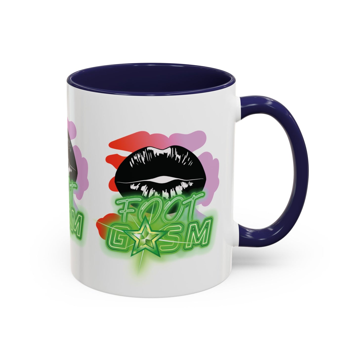 Artistic Design: The *FOOT GSM GREEN* Coffee Mug (11, 15oz)