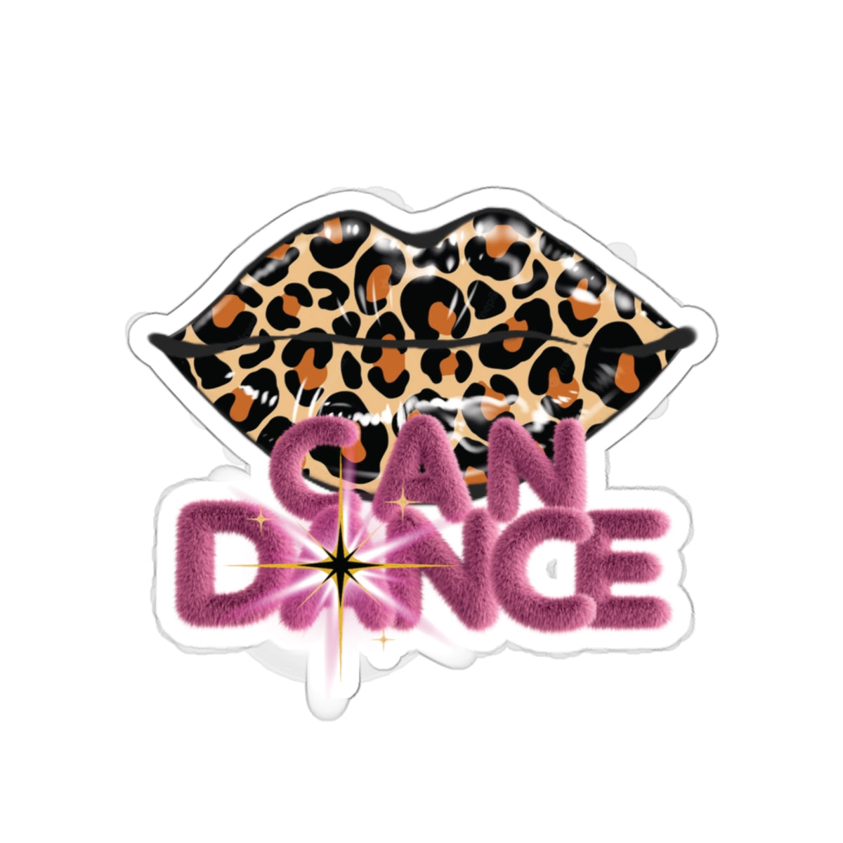 Artistic Design: The *CAN DANCE* Kiss-Cut Stickers