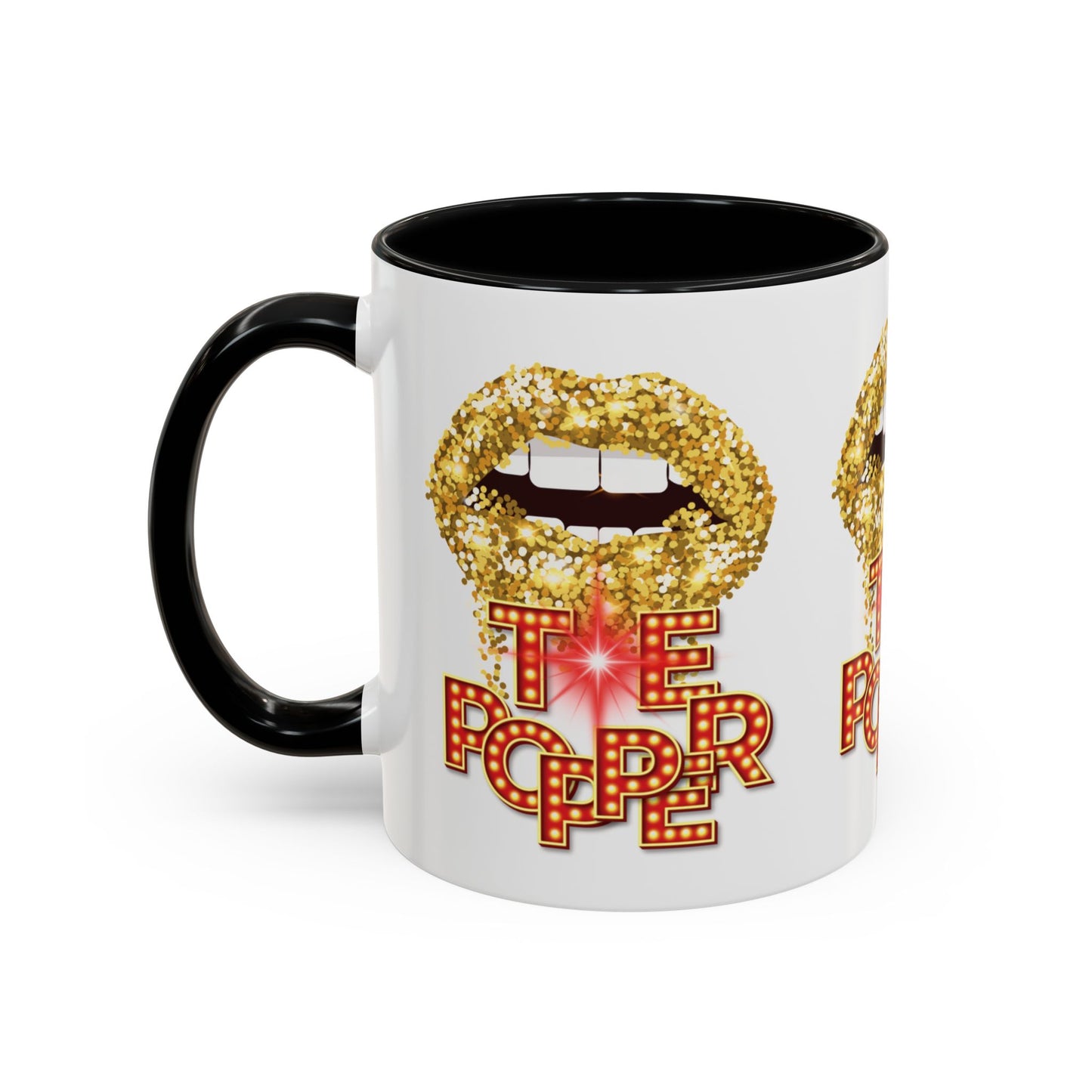 Artistic Design: The *TE POPPER* Coffee Mug (11, 15oz)