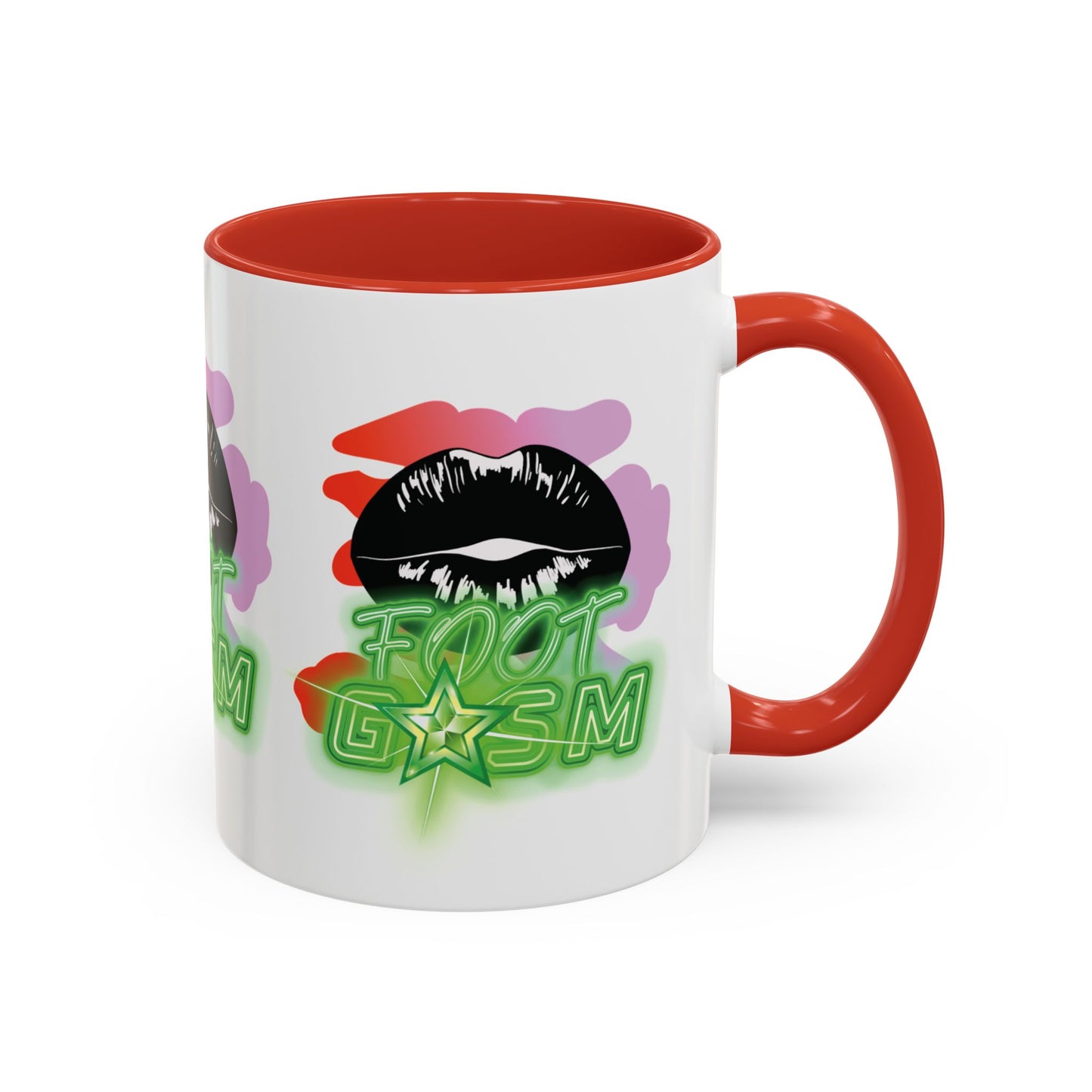 Artistic Design: The *FOOT GSM GREEN* Coffee Mug (11, 15oz)