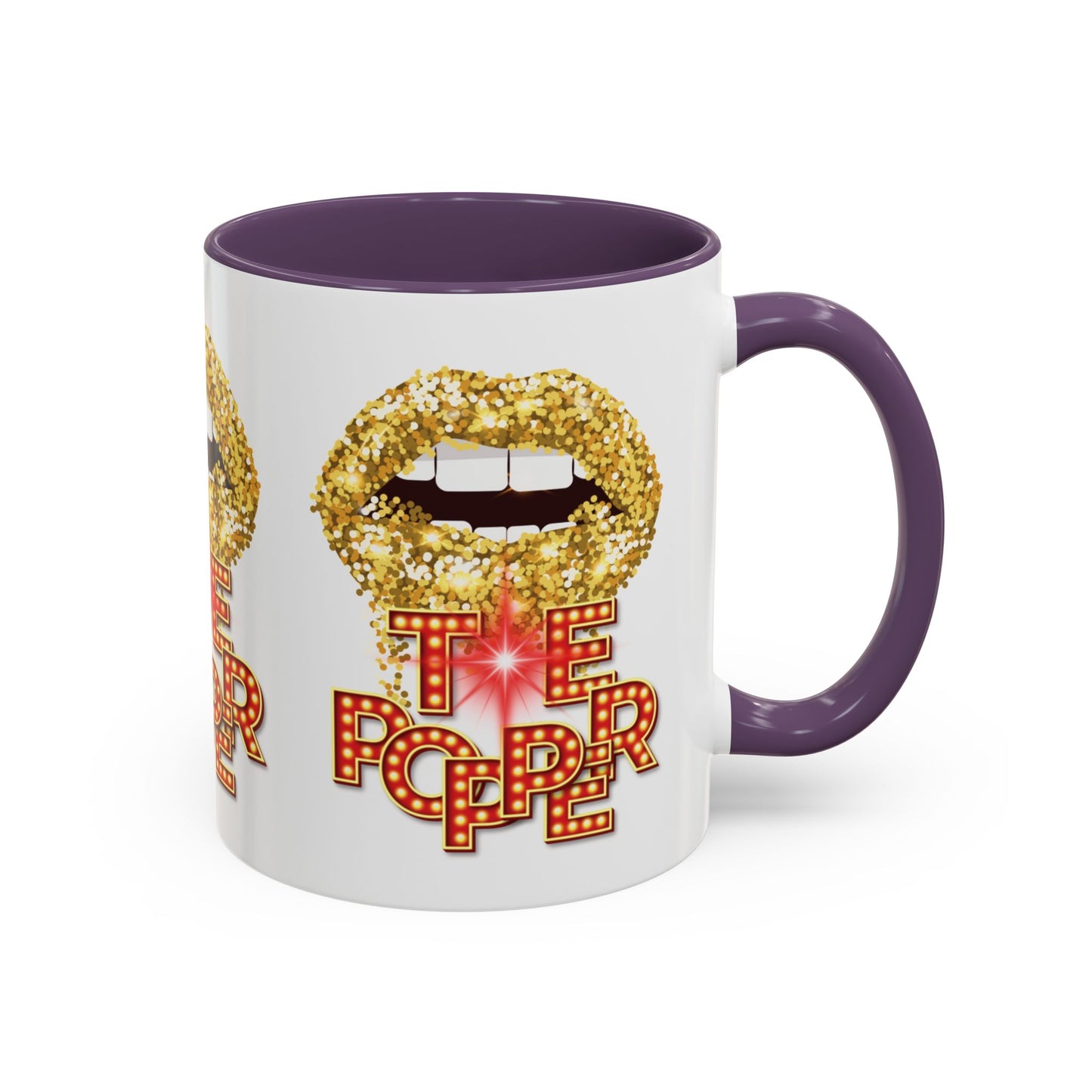 Artistic Design: The *TE POPPER* Coffee Mug (11, 15oz)